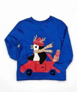 Alternative view of بلوز آستین بلند نخی پسرانه