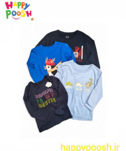 بلوز آستین بلند نخی پسرانه