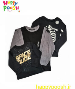 بلوز آستین بلند نخی پسرانه