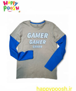 بلوز آستین بلند نخی پسرانه