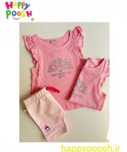 تیشرت صورتی lc