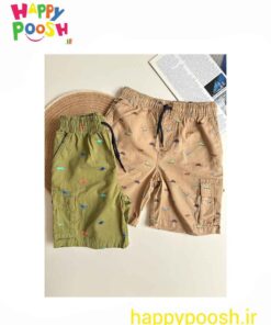 شلوارک کتان نخ