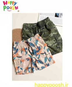 شلوارک کتان نخ