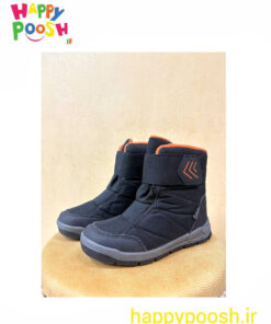 نیم بوت مشکی نارنجی بغل چسب برند پپرتز