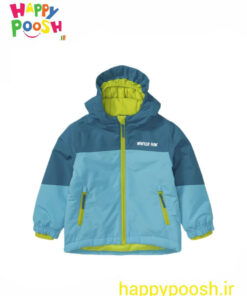 کاپشن اسکی پسرانه لوپیلو آبی فیروزه ای زیپ فسفری