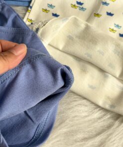 Alternative view of سه تیکه پسرانه تیشرت و شلوارک آبی قایق