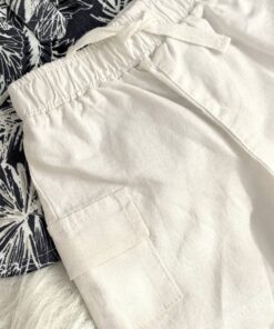 Alternative view of دو تیکه پسرانه پیراهن شلوارک هاوایی سرمه ای سفید