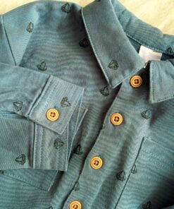 Alternative view of ست پیراهن شلوار پسرانه کتان طرح قایق