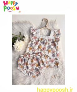 girls dress and short set