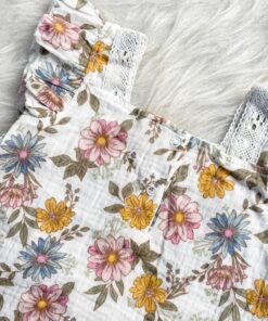 Alternative view of ست پیراهن شورت دخترانه موسلین