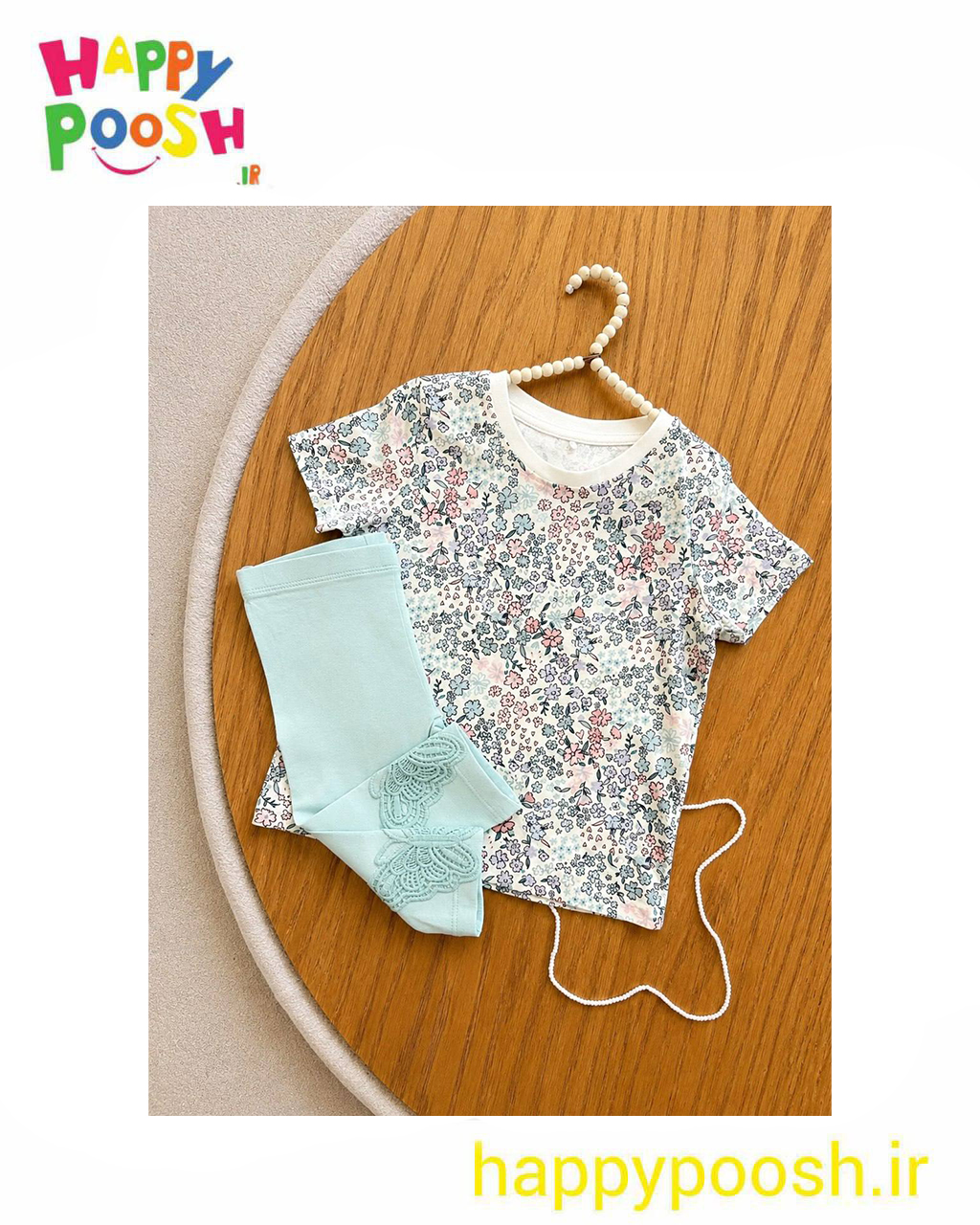 تیشرت دخترانه گل گلی